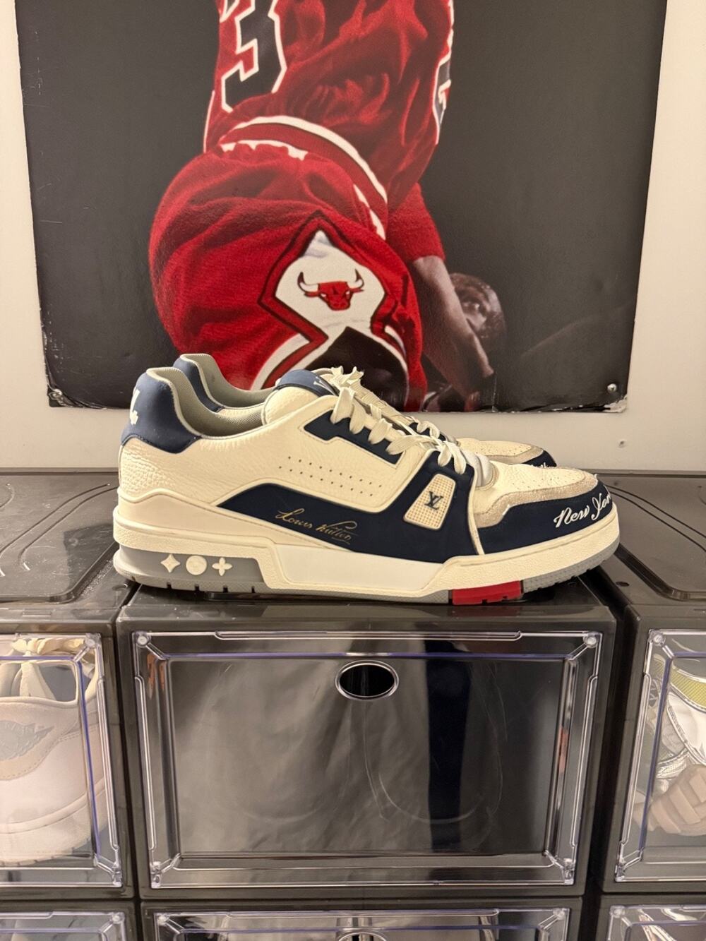 Louis Vuitton LV Trainer New York City of Dreams #54 UK 10.5 US 12 Rare